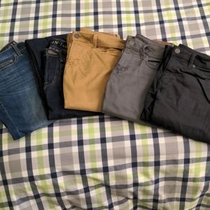 5 pairs of American Eagle AE jeans 29 x 34